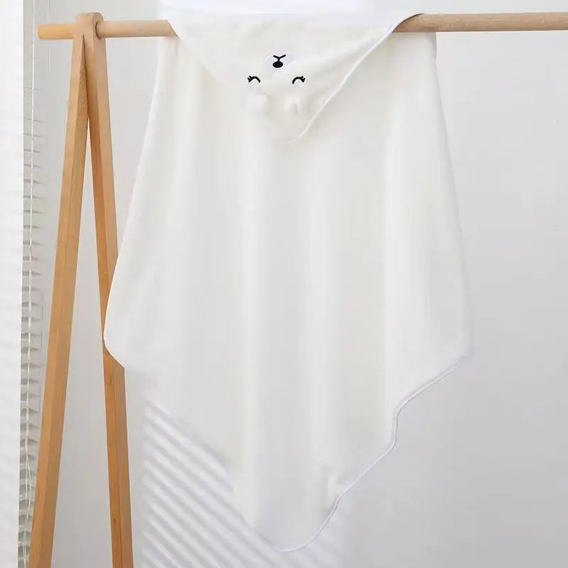 robe bain bébé animaux mignons gris blanc rose bleu douce confortable sortie plagewasher machine