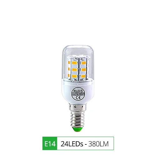 ampoule led e27 e14 56 leds 999 lumens blanc vert grains maïs moderne