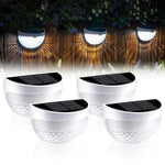 lampe solaire murale blanc perforée moderne extérieure ip65 led vis fixésextérieurhydrofugue