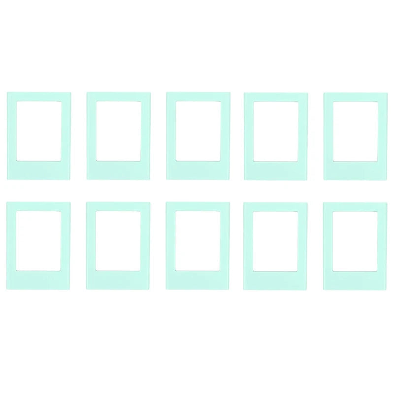 cadres photo aimants couleurs violet rose bleu moderne minimaliste cartes postales