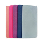 tapis couture anti dérapant réduit vibrations texture micro perforée moderne adhésif rose bleu marine