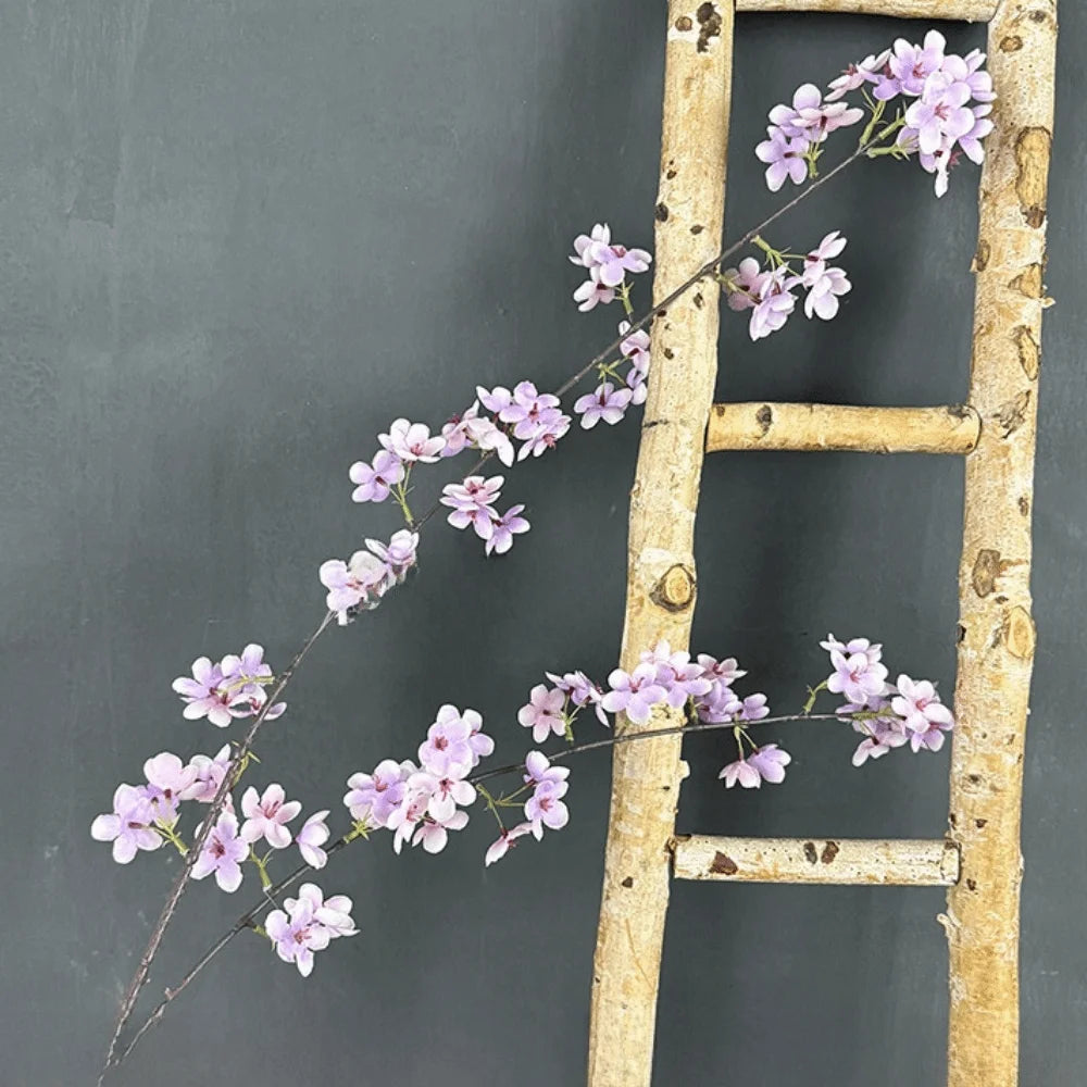 guirlande fleurs artificielles naturelles intérieur décoration maison blanc rose violet bleu rouge