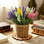 Bouquet artificiel violet fleurs lavande decoration mariage anniversaire intérieurextérieur