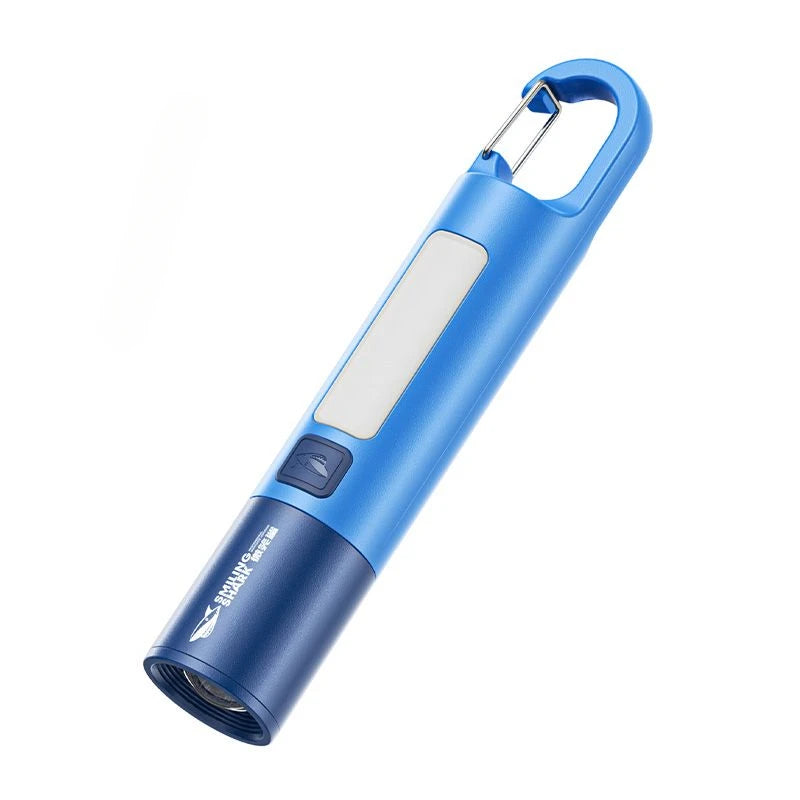 torche rechargeable led portable annneau violet rose gris jaune verte bleue