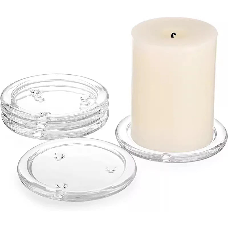 bougies blanches vertes support verre moderne abat jour beurre bouddha transparent couvercle vent