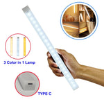 lampe led détecteur mouvement rechargeable 5v warm white cool white 10cm 30cm moderne abs