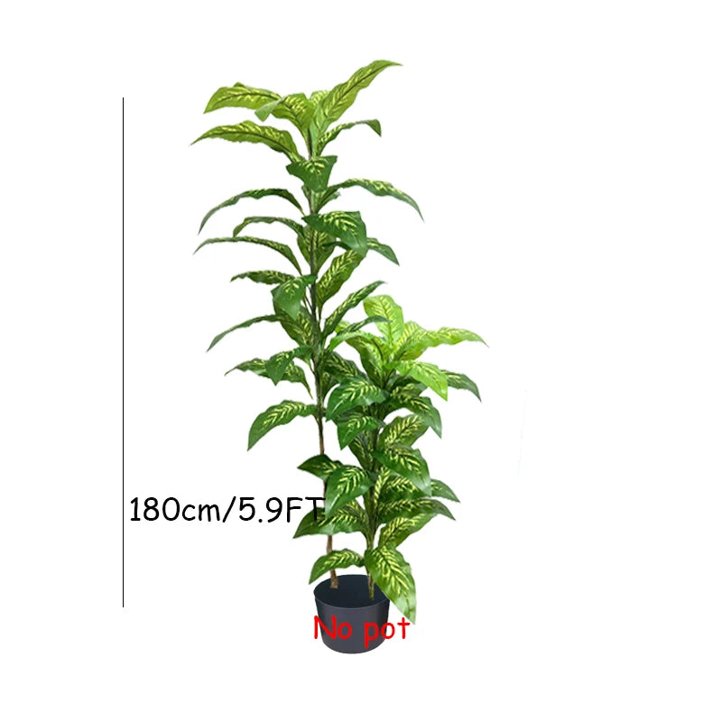 plantes artificielles bananier grandes feuilles vert modernes décoration intérieure hawaienne shop