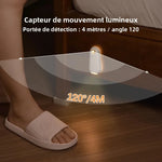 veilleuse led blanc moderne capteur mouvement adhésif couleurs usb translucide chambre couloir