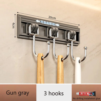 rangements cuisine porte ustensiles clips magnétiques couteau fourchette cuillère batteur planche découper moderne fonctionnel