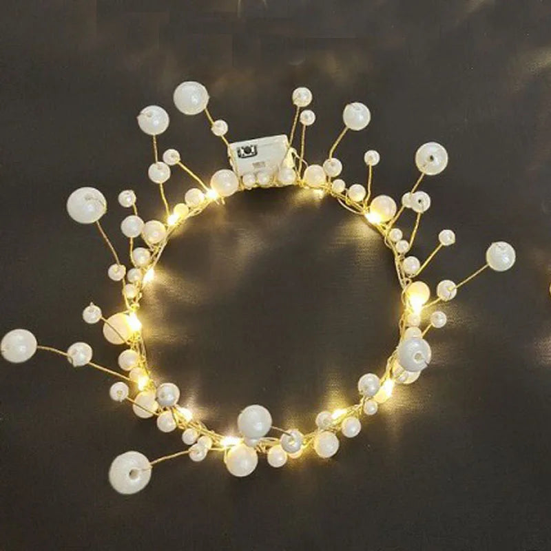 couronne cheveux doré filaments lumineux occasion fête anniversaire mariage noël élégante festive