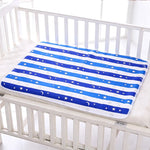 drap berceau imperméable coton reutilisable rayures ours lapins animaux coeurs clips