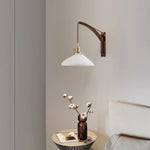 lampe murale moderne led blanc doré chambre entrée salle bain interrupteur mural câble électrique