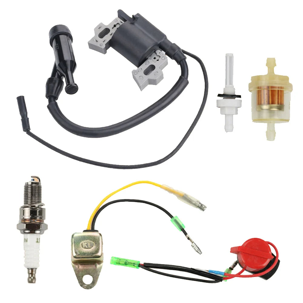pièces détachées moteur thermique kit allumage bougie filtre carburant bobine coupe circuitHondaGX200GX120GX110GX140GX160