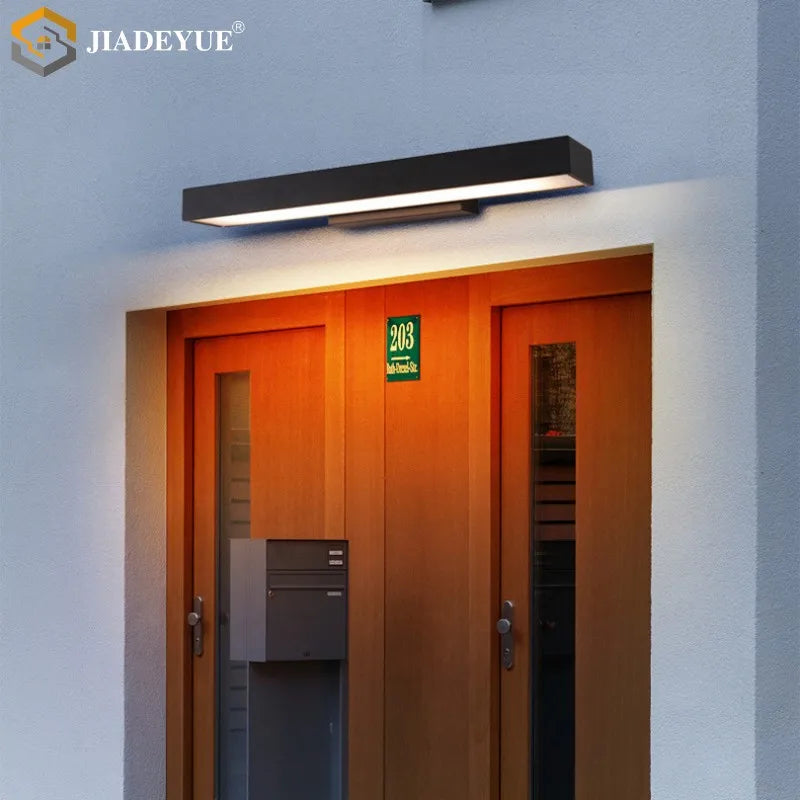 applique murale moderne led ip65 acier inoxydable noir 2492000lm 85265v