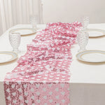 table table rose paillettes motifs cœurs décorative festive anniversaire mariage saint valentin