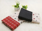 tissu marin motif ancre voilier vague coton biodegradable respectueux environnement 50x110cm