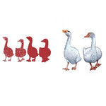 cartes postales 3d illustratives animaux fleurs oiseaux barbelés boîte lettres bouteilles herbe rouge vert