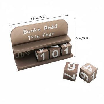 décor compteur livres minimaliste texture bois naturel couleurs marron bleu jaune violet rose