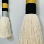 décoration murale moderne pompons macramé noir doré gris blanc rayures horizontalesSizeMode: 50cm longueur 14cm