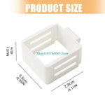 organisateur rangement blanc moderne adhésif perforations support cuisine fridge pratique