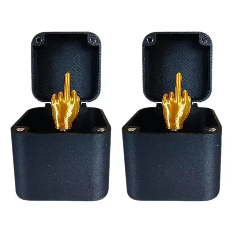 boîte cadeau noire moderne vis ruban doré boutons clé bavette bande maintien festoonnée occasionnelle