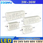 transformateur led blanc moderne adhésif 12w 20w 30w câble connecteurs protection courts circuits