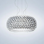 suspension lumineuse moderne acrylique opaques blanc pendentif autoinstallation 35cm 50cm 65cm amber transparent
