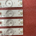 bande lumineuse led blanc transparent moderne 80mm kit 4pcs 2pcs 20pcs