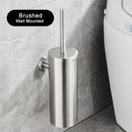 brosse wc murale acier inoxydable or noir argent moderne poignée