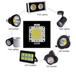chips led haute luminosité blanc froid blanc chaud 10w 20w 30w 50w 100w modernes