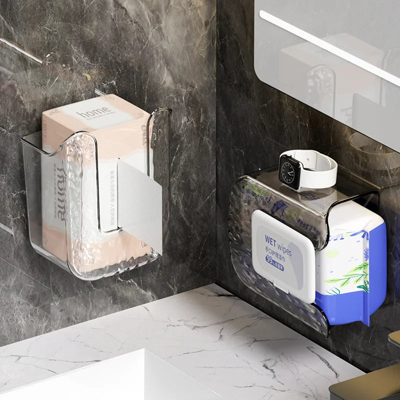 porte serviettes porte guêtres transparent moderne pratique adhésif cuisine salle bains