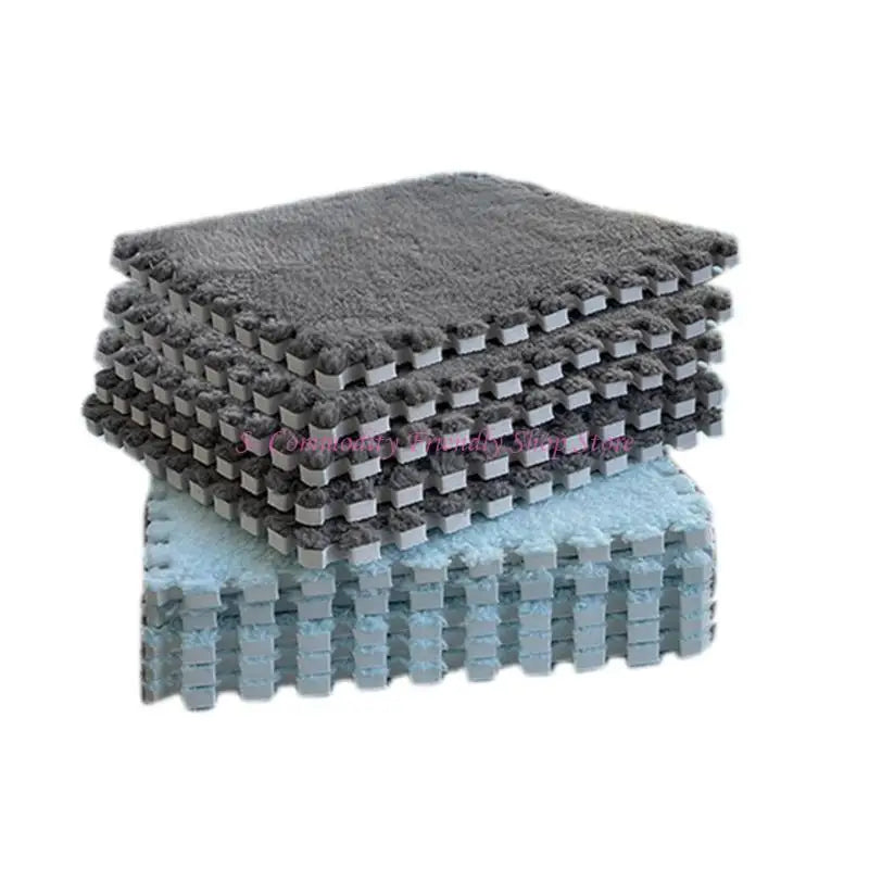 tapis sol carreaux géométriques beige blanc rose violet moderne 30cm 30cm