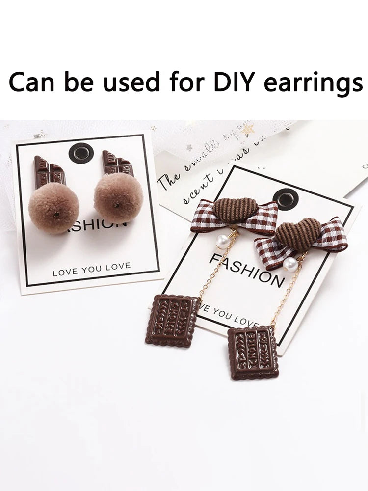 chocolat miniature deco biscuit cabochon flatback bricolage maisonpoupée ornement japonais noel