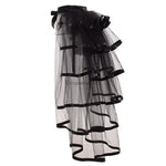 jupe tulle rouge blanche noire marron transparente rubans vintage mousseline cocktail femme