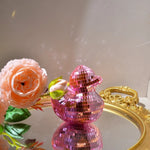 miroir decoratif forme canard rose or argent festif deco intérieure