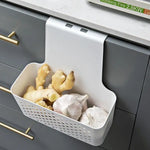 paniers rangement blancs perforés adhésifs modernes organisateurs cuisine outils stockage multifonctionnels