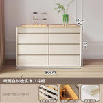 armoire bijoux moderne bois blanc lisse compartiments tiroirs maison 80x35x72cm