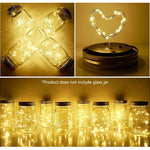 guirlande lumineuse solaire led coeur forme argentée moderne extérieure decoration festive chambre mariage