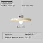 suspension lumineuse moderne blanc ronde pendentif protection ip20 flux lumineux 249 2000 volts 90