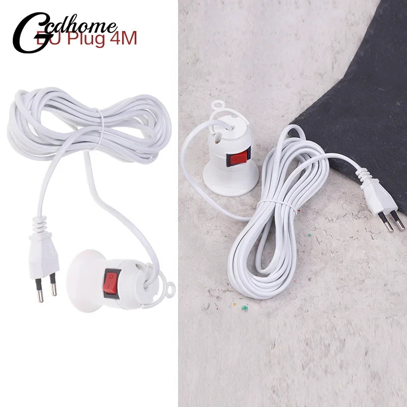 câble électrique blanc moderne prise interrupteur cordon alimentation lampe led suspension fixe