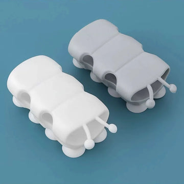 support pommeau douche blanc chenille décoratif accessoire salle bain enfantin fixations variées adaptable
