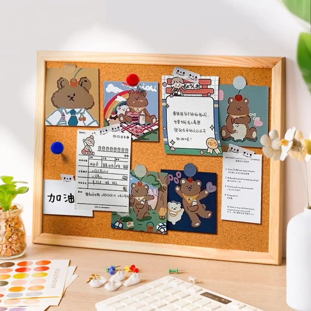 tableau liège marron clair double face clips classique photos messages diy 20x30cm 29x39cm