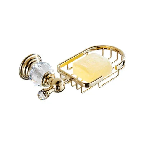 accessoires salle bain or strass classique porte serviettes porte papier toilette