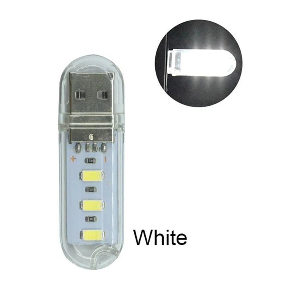 lampe led rechargeable usb moderne transparente blanche ligne led 60lm flux lumineux
