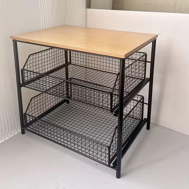 meuble rangement tiroirs gris bois moderne compartiments stockage multifonctionnel robuste