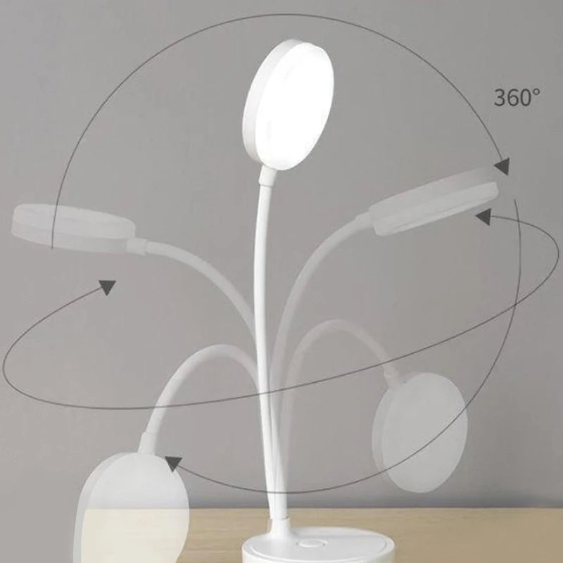 lampe table led blanc moderne lune lisse charge usb 5v veilleuse chambre