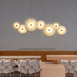 applique murale moderne marbre doré éclairage blanc chambre salon entrée étude 3000K 5000K fixée