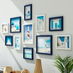 cadres photo modernes verriers blanc noir jaune rose lisses brillants divers motifs illustrations enfants