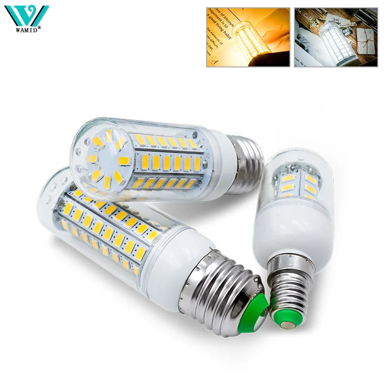 ampoule led maïs blanc grains moderne vis e14 e27 24led 36led 48led 56led 69led