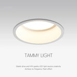 spots led 15w 12w 7w 5w antiéblouissement angle 60 degrés blanc moderne minimaliste